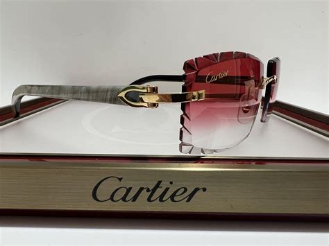 white cartier glasses for cheap|cartier glasses white buffs price.